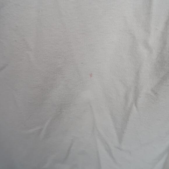 Vintage 90s Express White Cotton Lace Trim Mini Slip Cami Dress 12 - Picture 6 of 6